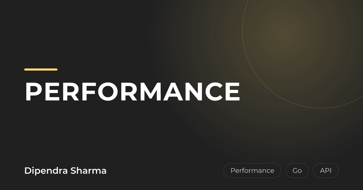 Go API Performance: Routers, Pooling, Zero Allocation